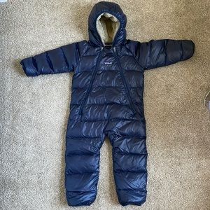 Patagonia Navy Blue Kids Snowsuit